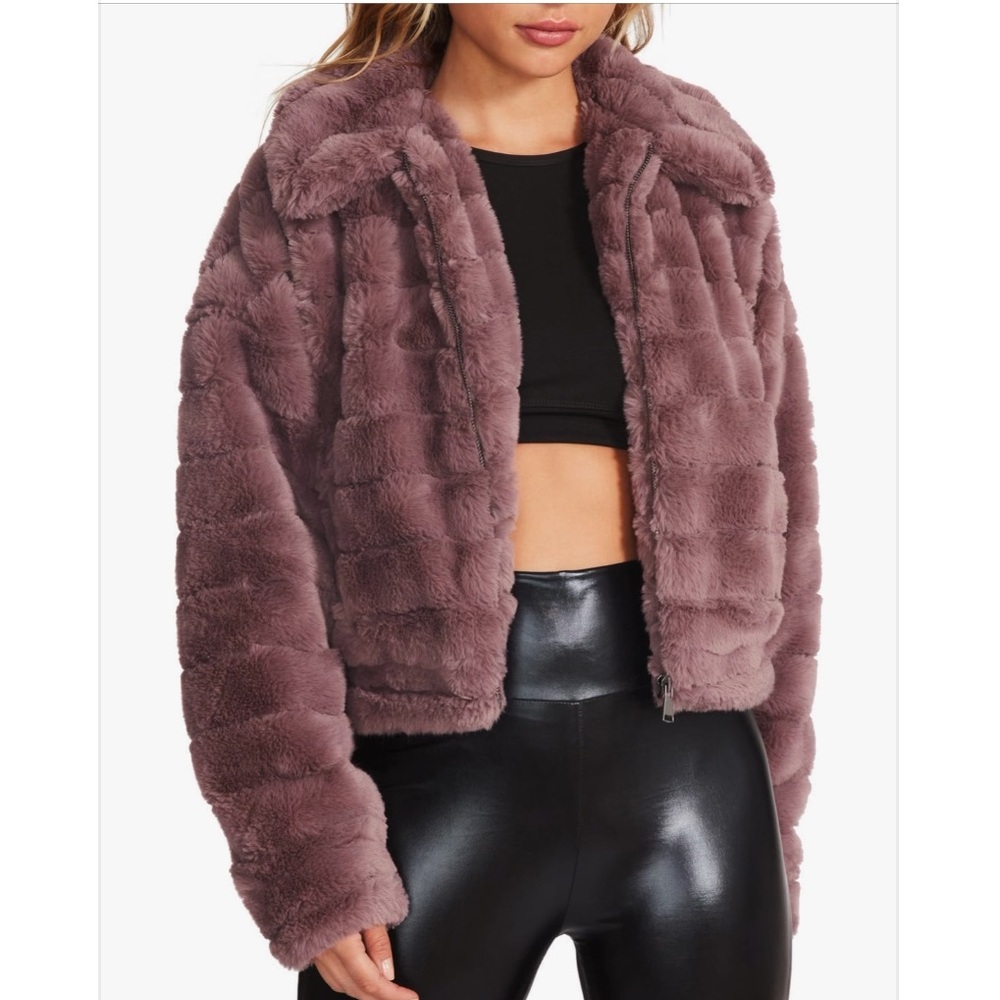 BB Dakota fur jacket by Steve Madden